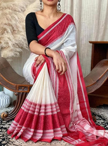 Raees Ethnic Woven Handloom Pure Cotton Saree
