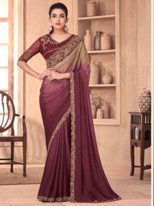 Sareemall Embellished Bollywood Georgette Saree