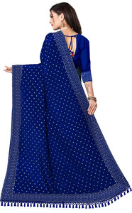 vishnu laxmi creation Self Design Chanderi Art Silk Saree