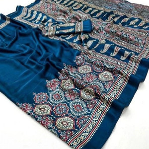 Pionex Woven Ikkat Pure Silk Saree