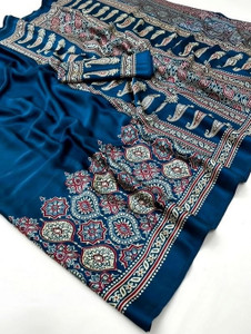 Pionex Woven Ikkat Pure Silk Saree