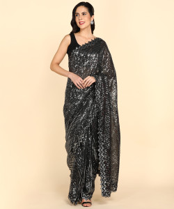 ridhhisa fashion Embroidered Bollywood Georgette Saree
