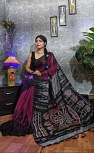 sdn Woven, Printed Tant Handloom Pure Cotton, Cotton Silk Saree