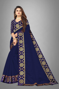 ONTIC LIFESTYLE Self Design Assam Silk Art Silk Saree