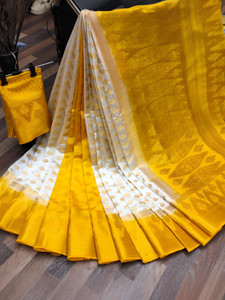 Balaji Woven Kanjivaram Nylon Saree