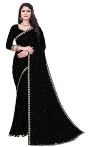 JellyFashion Self Design Bollywood Art Silk Saree