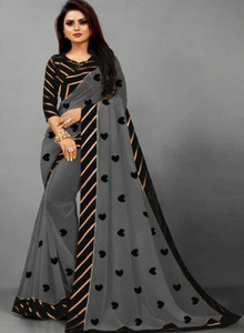 Jevlan Printed Bollywood Art Silk Saree