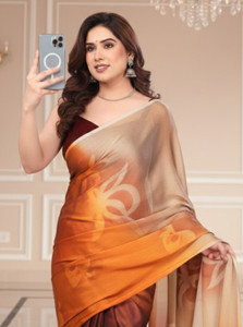 Magneitta Woven Banarasi Chiffon, Georgette Saree