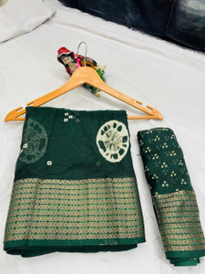 pal fashion Printed Bollywood Chanderi Saree