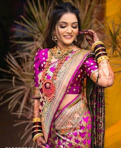 KRISHUFAB Self Design Kanjivaram Art Silk Saree