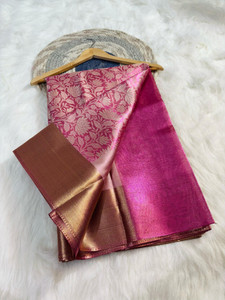 DUJJANA SILK EMPORIUM Woven Banarasi Tissue Saree
