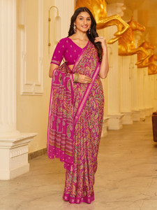 Shirodhari Applique, Paisley Bollywood Mulmul Saree