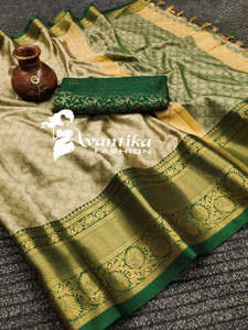 AVANTIKA FASHION Embellished, Woven Banarasi Art Silk, Cotton Silk Saree