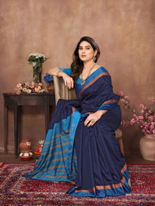 KITKET FASHION Woven Kanjivaram Pure Silk Saree