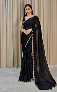 Jiyan Fashion Retail Embellished Bollywood Chiffon Saree