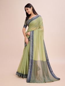 COSBILA FASHION Self Design Daily Wear Pure Cotton Saree