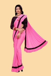 Aika Embellished Bollywood Lycra Blend Saree