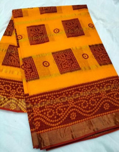 KRISHNA NX Printed Daily Wear Pure Cotton Saree