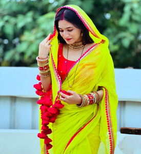 Labheshwari Embellished Daily Wear Georgette Saree