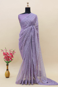 Jeel Fashion एम्बेलिश्ड बॉलीवुड आर्ट सिल्क साड़ी