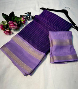 RAAVIENTERPRISE Woven Mysore Silk Blend Saree