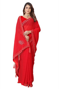 SMITSAREE Embellished Bollywood Georgette Saree