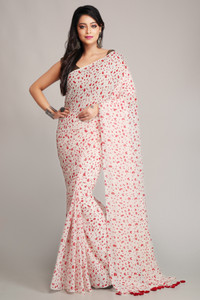 WoodenTant Printed Daily Wear Pure Cotton Saree