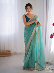 GOWTRAM Woven Daily Wear Net Saree