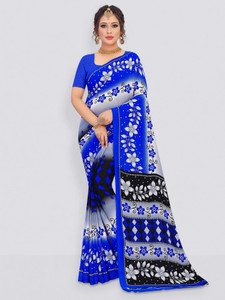 Leelavati Floral Print Daily Wear Georgette Saree