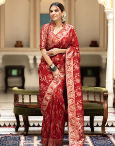 SIRIL Woven, Self Design Kanjivaram Art Silk Saree