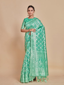 MIMOSA Woven Banarasi Art Silk Saree