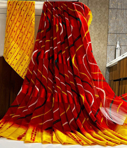 Bombey Velvat Fab Printed Bollywood Georgette, Chiffon Saree