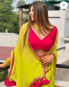 SILK VISTA Printed Daily Wear Georgette Saree