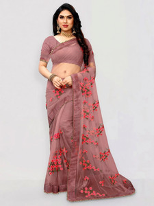PATLANI STYLE Embroidered Bollywood Net Saree