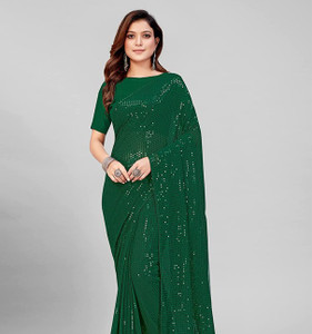 zili Embroidered Bollywood Georgette Saree