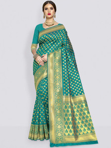Sariya Woven Banarasi Silk Blend Saree