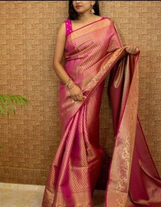 AVANTIKA FASHION Woven Kanjivaram Pure Silk, Art Silk Saree