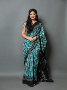 Printed Cotton Mulmul Saree Printed Daily Wear Pure Cotton Saree