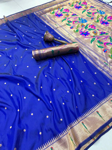 FEBART CREATION Woven Banarasi Pure Silk Saree