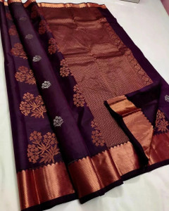 Divastri Woven Kanjivaram Pure Silk, Art Silk Saree