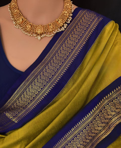 Fashion Club Collection Woven Bollywood Cotton Silk Saree