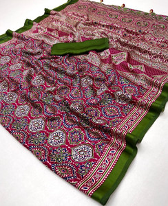 Sitanjali Lifestyle Printed Bollywood Crepe Saree