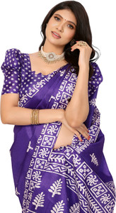 Priyashi Printed Kalamkari Art Silk Saree