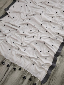 Laxmi Textile Printed Handloom Khadi Saree