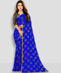 RHEY Printed Bollywood Chiffon Saree