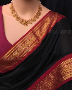 Validatextiles Woven Maheshwari Cotton Silk Saree