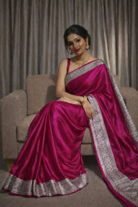 Tilfelle Woven Banarasi Satin Saree