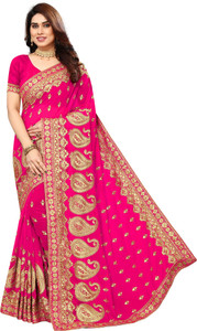 b bella creation Embroidered Bollywood Georgette Saree