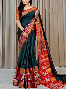 SuperLaxmi Woven Narayanpet Cotton Silk Saree
