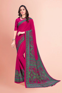 Vimla Printed Bollywood Crepe Saree